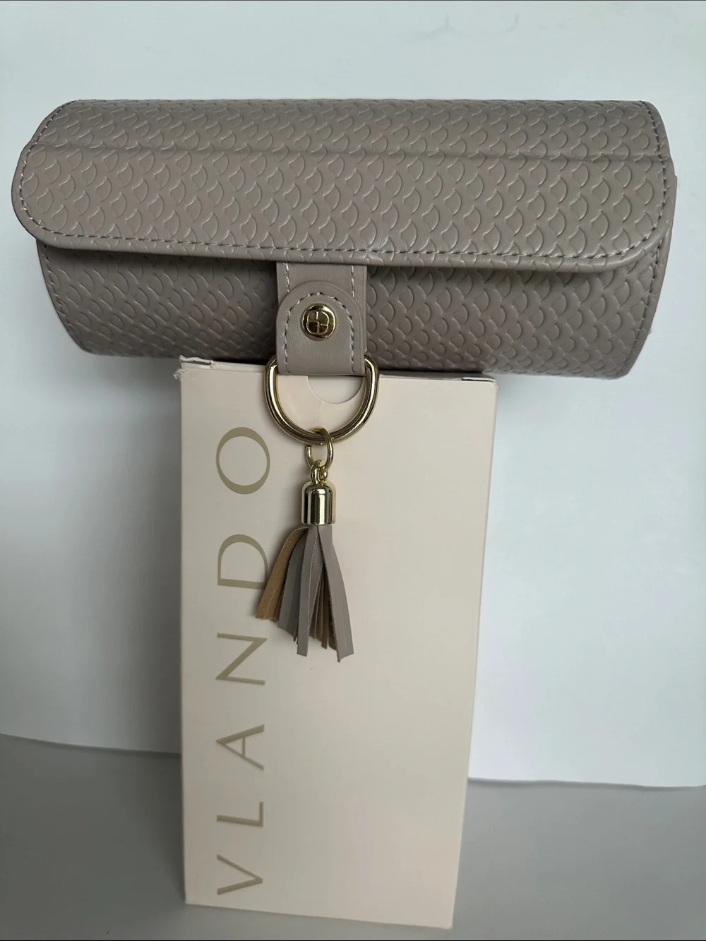Vlando Travel Jewellery Case, Jewellery Rolls Organizer x Rings, Earrings, Neckl
